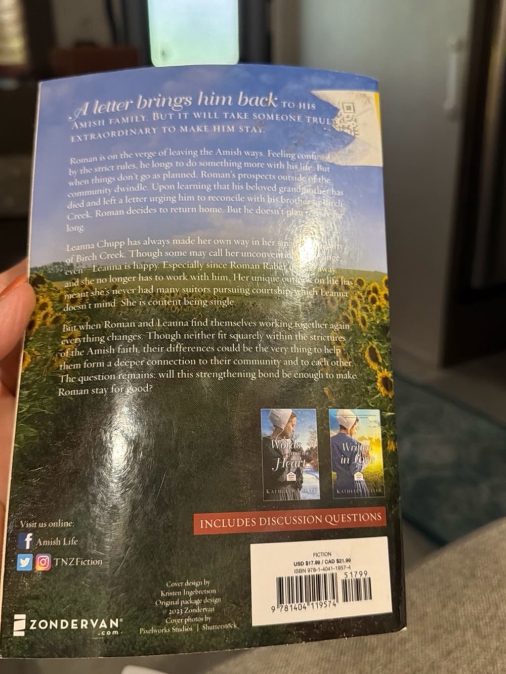Amish Life Series Paperback Book - Green/Blue Cover